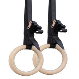 Argola Olimpica Crossfit Suspensão Madeira Par Odin Fit - 1