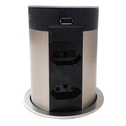 Torre de Tomada de Indução 4 Tomadas e Usb de Embutir Hafele - 2