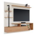 Ver imagem 2 de Painel para Tv até 58 Pol com Led 180x162cm Maragogi Off White Freijó
