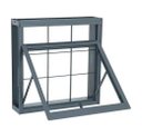 Ver imagem 1 de Janela Maximo-ar com Grade Rq-12 60 X 80cm - Back