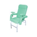 Ver imagem 1 de Poltrona Cadeira Hospitalar Fixa Coleta Braço Lateral Luxo Verde Bebê
