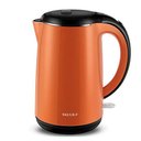 Ver imagem 1 de Secura Chaleira Elétrica Inox Parede Dupla 1.7l 1500w (laranja)