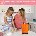 Ver imagem 6 de Secura Chaleira Elétrica Inox Parede Dupla 1.7l 1500w (laranja)