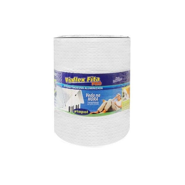 Manta Asfaltica Branca Adesiva 15 cm x 10 metros lineares Viapol (Kit) 2 Rolos é boa?