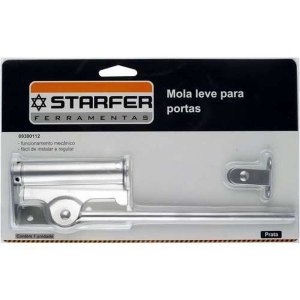 Mola leve para portas Prata Starfer 09300112