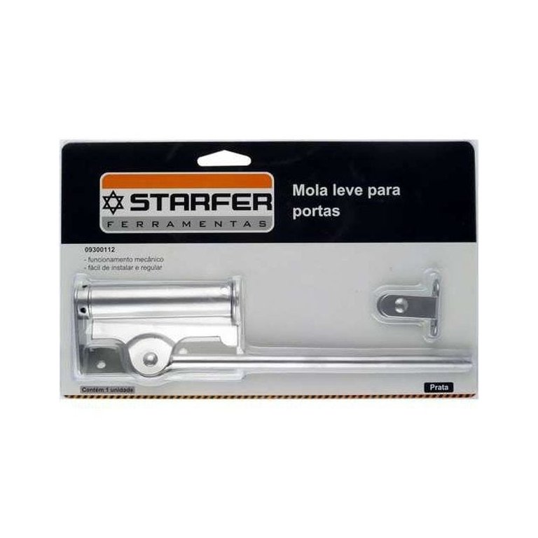 Mola leve para portas Prata Starfer 09300112