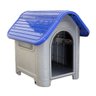 Casa Cachorro Cães Casinha para Pet Plástico Nº 3 Varias Cores - Azul - 1