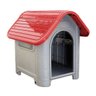 Casa Cachorro Cães Casinha para Pet Plástico Nº 3 Varias Cores - Vermelho - 1