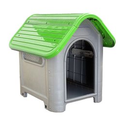 Casinha Cachorro Cães Mec Pet Em Plástico Nº 3 Varias Cores - Verde - 1