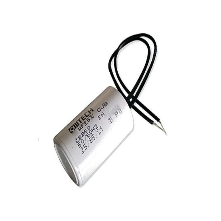 Capacitor De Motor 8uf X 250vac 2 Fios 10 Unid - Alltech
