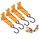 Ver imagem 4 de Jogo de 4 Cintas para Carga com Catraca Amarração 4.5m x 25mm