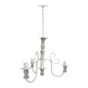 Ver imagem 5 de Lustre Pendente Torneado de Madeira Decoração de Varanda Rustica - Branco