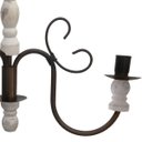 Ver imagem 4 de Lustre Pendente Torneado de Madeira Decoração de Varanda Rustica - Verniz & Branco