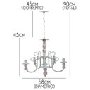 Ver imagem 2 de Luminária de Teto em Madeira para Decoração de Sala de Visitas Rustica - Branco