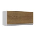 Ver imagem 1 de Armário de Cozinha Aéreo 100% MDF 70 cm 1 Porta Basculante Branco/Rustic Acordes Madesa