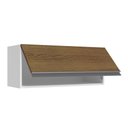 Ver imagem 4 de Armário de Cozinha Aéreo 100% MDF 70 cm 1 Porta Basculante Branco/Rustic Acordes Madesa