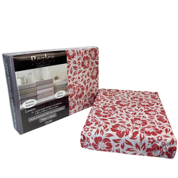 Lençol Queen Day By Day Realce com Elastico Sortido - Vermelho - 4