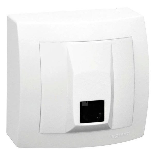 Tomada para telefone RJ11 sistema X branca Pial - 1