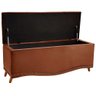 Calçadeira Sapateira Baú Holanda 90cm de Largura Veludo Star Confort Terracota - 2