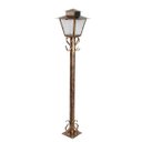 Ver imagem 1 de Poste para Jardim Campinas Colonial 1,25M 20W Ouro Velho Ideal