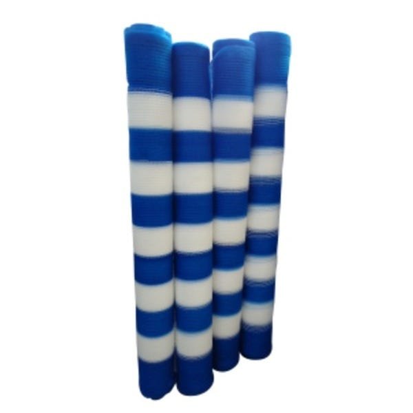 Tela Guarda-Corpo (Tapume) Azul e Branca Listrada - 1