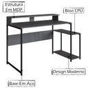 Ver imagem 3 de Mesa Para Computador Gamer RYZE 4500 Preto Grafite PP
