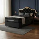 Ver imagem 2 de Cama Box com Colchão Ortobom de Espuma Pillow Top Confort Black Solteiro 88cm