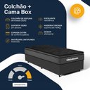 Ver imagem 5 de Cama Box com Colchão Ortobom de Espuma Pillow Top Confort Black Solteiro 88cm