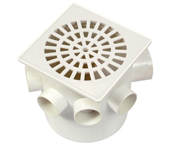 Caixa Sifonada 150x175x75 Quadrada Branca Herc - 1
