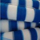 Ver imagem 2 de Tela Guarda-Corpo (Tapume) Listrada Kit 2 Peça(s) - Azul Branca