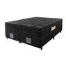 Cama Box King Colchão Ortofirm Black + Box 193x203x67 One Face Espuma D33 Preto - 5