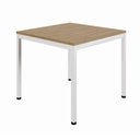 Ver imagem 2 de Mesa Cozinha e Refeitório 90cm x 90cm Pés Metal com 4 Cadeiras Siena Pés Madeira Casa Lar