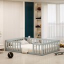 Ver imagem 4 de Cama Casal Montessoriana Cinza