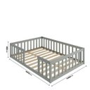 Ver imagem 3 de Cama Casal Montessoriana Cinza