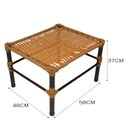 Ver imagem 3 de Mesa de Centro para Área Externa Retangular Bela em Fibra Sintética 60cm Acesse Móveis