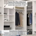 Ver imagem 6 de Quarto de Canto Casal com Guarda Roupas Cabeceira e Bancada Home Office Alpes Luciane Móveis