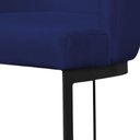 Ver imagem 4 de Banqueta Decorativa Emily Base Metal Preto:azul