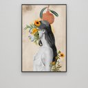 Ver imagem 6 de Quadro Decorativo Mulher Fashion Flores e Frutas Sala Quarto Casa Escritório
