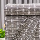 Ver imagem 1 de Manta para Sofá Blocks 180cm X 240cm Tabaco Mescla/branco