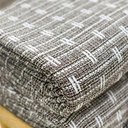 Ver imagem 3 de Manta para Sofá Blocks 180cm X 240cm Tabaco Mescla/branco