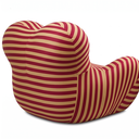 Ver imagem 4 de Poltrona Decorativa com Puff Design Orgânico Premium