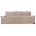 Ver imagem 6 de Sofá Retrátil e Reclinável 2,95m Molas Ensacadas Cama inBox Big Home com Bordado 3D Velusoft