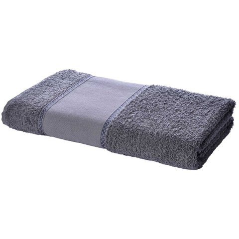 Toalha de Banho Artesanato Arteira Pintar Bordar Ponto Russo Perfeito Estilo Cinza