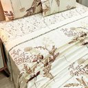 Ver imagem 3 de Jogo de Cama Lençol Queen Topázio Percal 300 Fios 4 Peças - Bege - 100% Poliéster