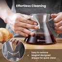 Ver imagem 6 de Maestri House Cafeteira Pour Over com Dripper Magnético e Jarra 600ml