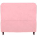 Ver imagem 7 de Cabeceira Casal King Size Estofada para Cama Box Lizza Veludo Cor Rosa Bebe