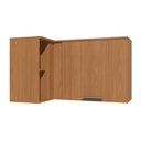 Ver imagem 1 de Armário Aéreo P/ Cozinha Canto Reto Linna T734 C/ 1 Porta 98cm Canela - Kappesberg