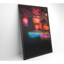 Ver imagem 5 de Quadro Chuva Noturna 80x120 Cm Vidro Impresso