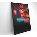 Ver imagem 4 de Quadro Chuva Noturna 80x120 Cm Vidro Impresso