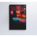 Ver imagem 3 de Quadro Chuva Noturna 80x120 Cm Vidro Impresso